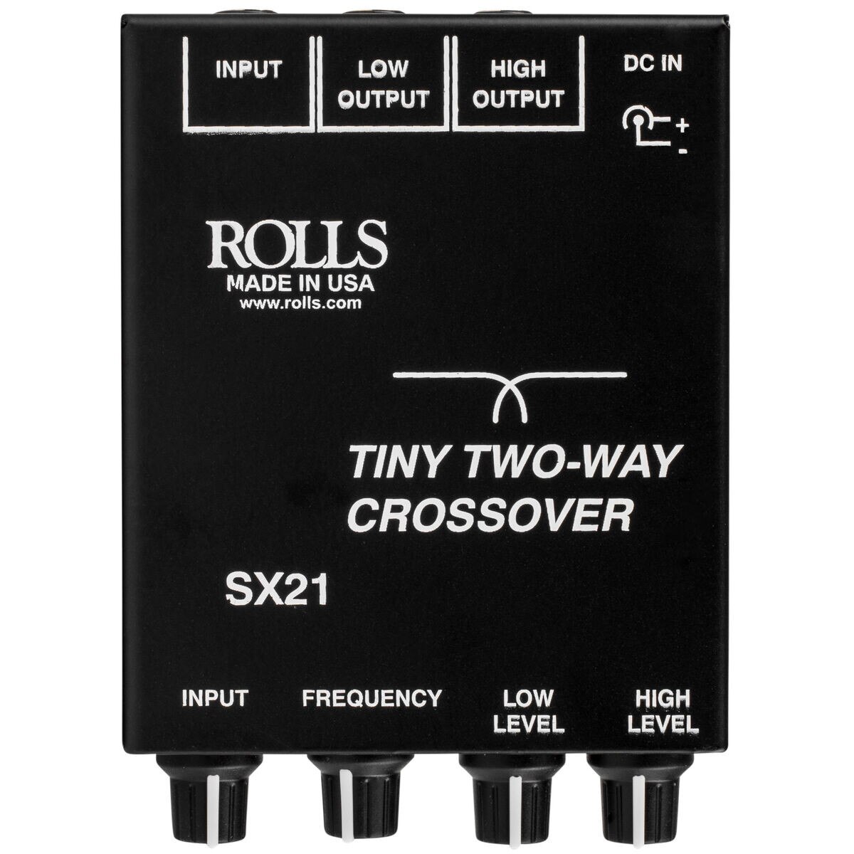 Rolls SX21 Tiny TwoWay Crossover w/Level Controls